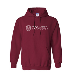 Cornell University美国康奈尔大学纪念品衣服冬季加绒连帽衫卫衣