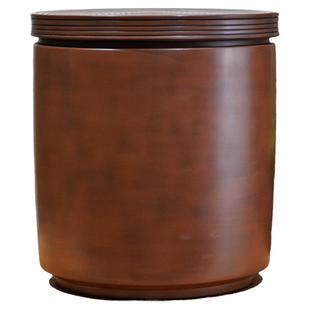 云南建水紫陶茶叶罐大号陶瓷家用散茶罐小茶饼缸七饼缸普洱储茶罐