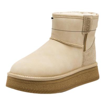 达芙妮真皮雪地靴子女20