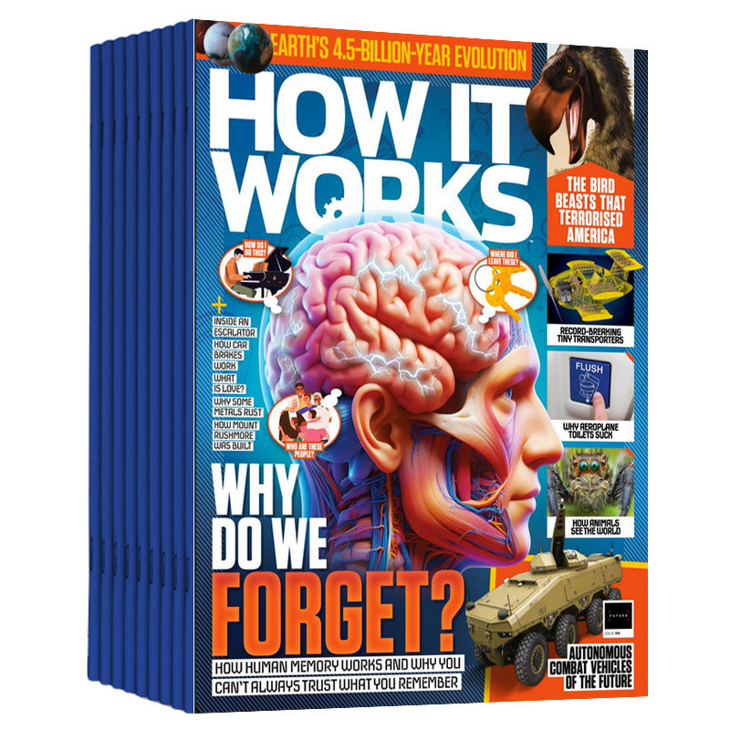 英国原版【单期可选】how it works探索奥秘 2026年万物英文版自然科学科普图解英文刊物 英语版外刊杂志202