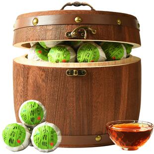 陈一凡生晒新会小青柑普洱熟茶新会陈皮柑普茶叶礼盒装柑普茶送礼