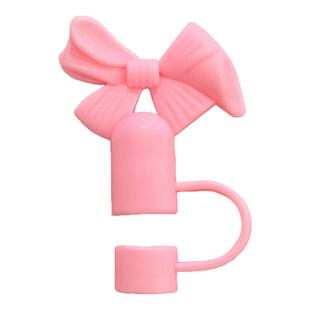 适用Stanley配件吸管帽10mm食品级硅胶防尘盖帽防虫蝴蝶结吸管套