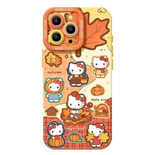 枫叶Kitty凯蒂猫适用小米17promax手机壳15pro红米k80带挂绳note14秋冬70硅胶13全包60新款12套50/11/90/10s