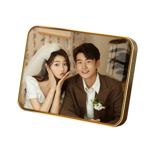 相框摆台婚纱照定制照片冲印相片打印加相册制作全家福挂墙水晶