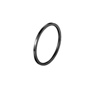 LIHAO极细黑色素圈戒指男INS潮人钛钢不掉色小众复古关节戒尾戒女