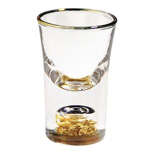 水晶玻璃白酒杯小酒杯一口酒盅白洒怀金山高档子弹杯国窖精致高级