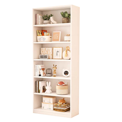 实木书柜多层储物柜落地