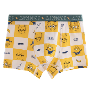 纯棉儿童内裤男童四角裤男孩宝宝中大童不夹PP全棉a类平角短裤头