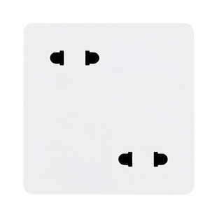 86型四孔插座家用墙壁开关插座面板两位二二4孔2孔多孔