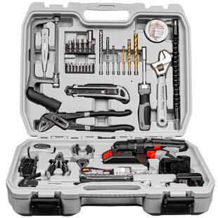 工具箱家用套装五金维修多功能组合大全家庭电工全套车载电钻收纳