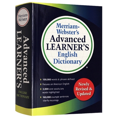 韦氏高阶英语词典 英文原版字典 Merriam Webster's Advanced Learner's English Dictionary 英文版韦氏英英词典 进口工具书正版