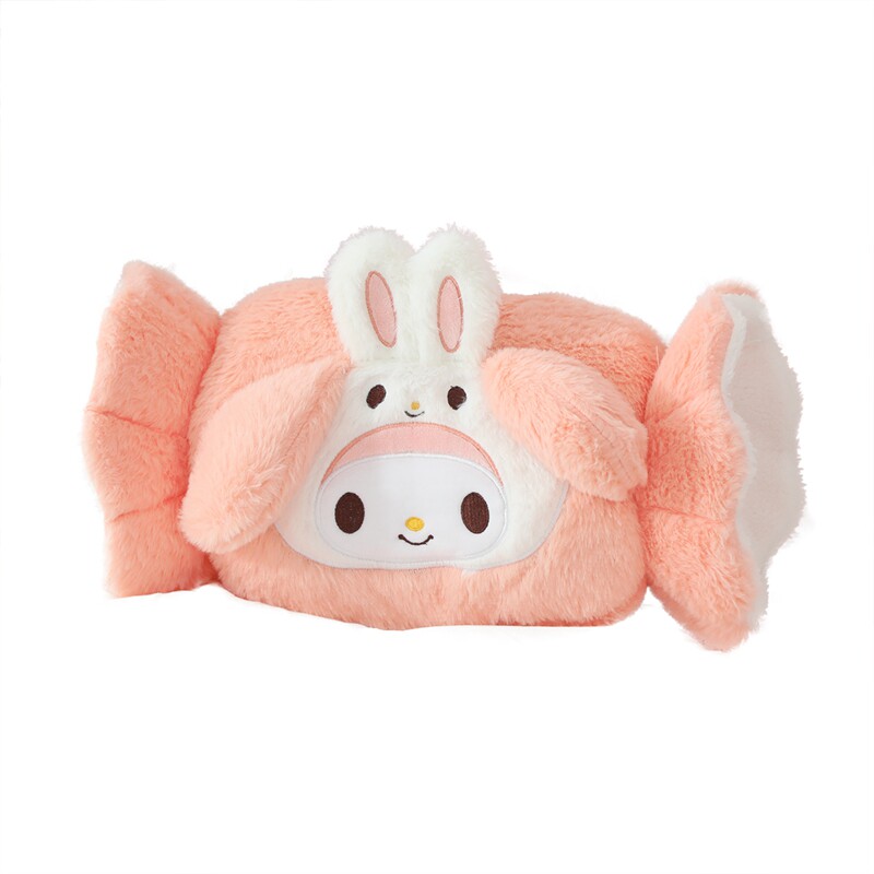 萌可爱库洛米粉小兔毛绒暖手捂暖毛绒/玩偶/公仔/布