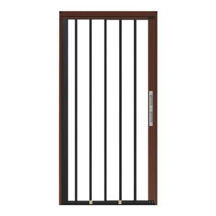 全铝合金折叠门PC透明高清水晶板隐形推拉门空调厨房卫生间隔断门