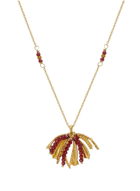 吴昕同款棕榈烟花毛衣链