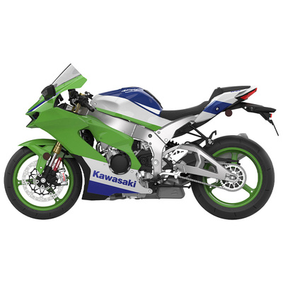 MENG拼装模型川崎ZX-10R摩托车