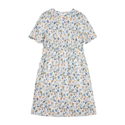 HONRN/红人收腰显瘦a字连衣裙