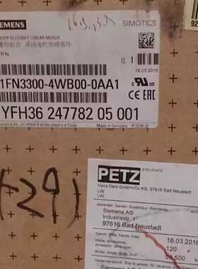 议价原装SIMOTICS L 初级部件1FN3300-4WB00-4PK00-0AA0-0AA1