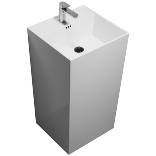 简约现代陶瓷立柱盆一体洗手盆小户型卫生间立柱式洗脸盆阳台柱盆