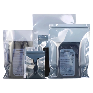 防静电自封袋屏蔽骨袋平口袋主板硬盘显卡芯片托盘电子元件密封袋