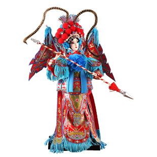 中国风礼物北京绢人孙悟空娃娃京剧人物摆件唐人坊送外国客户礼物