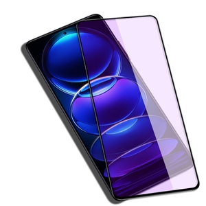 适用红米Note12黑边钢化膜note12pro/pro+全屏覆盖note12Turbo防爆玻璃膜Redmi5G手机高清抗指纹防蓝光保护贴