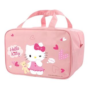 联扣学生饭盒包手提防水带拉链手拎袋加厚大容量保温包