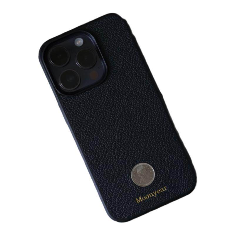 定制个性刻字外币手机壳保护套适用苹果iPhone17/16/15/14 pro Max原创意大利山羊皮真皮质感情侣不撞壳