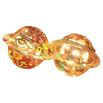 中秋节透明星球灯笼儿童diy材料