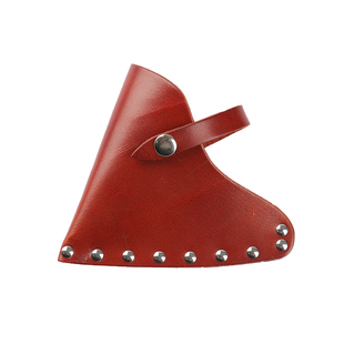 斧头皮套头层牛皮斧子套便携斧头工具腰包斧子挂包斧头护套腰斧包