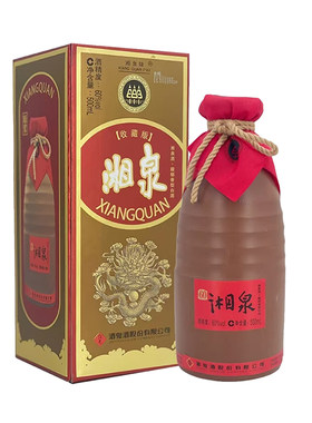湘泉酒60度龙版湘泉收藏版馥郁香型国产高度白酒500ml礼盒装