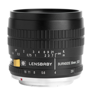美国Lensbaby Burnside 35单反焦外旋涡散景螺旋暗角LOMO广角镜头