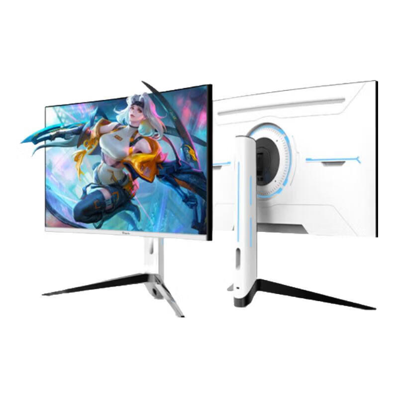 天殊27英寸4K165hz显示器PS5电竞HDMI2.1电脑屏幕HDRVRR音响升降