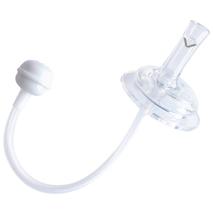 配贝1亲宽口奶瓶变吸管杯防喷吸嘴重力球bobo奶瓶配件NUK学饮吸管