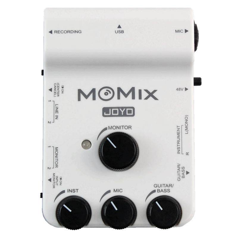 JOYO卓乐MOMIX PRO手机录音直播专业声卡可充电带混响便携混音器