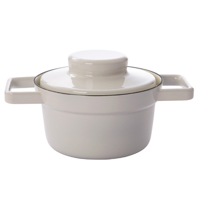 茶茶向上灰色奥地利riess珐琅锅