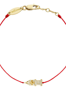 红绳女士宴会大本钟镶钻手链