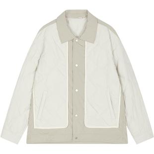 [商场同款]速写男装2025冬新品轻薄多元拼接羽绒服短款9P0C12760