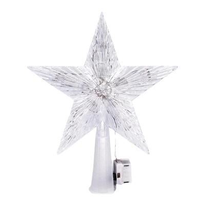 圣诞树顶星五角星发光星星灯