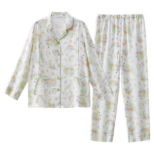 十月结晶春夏月子服花间谧语家居服套装孕妇怀孕期产后哺乳睡衣女