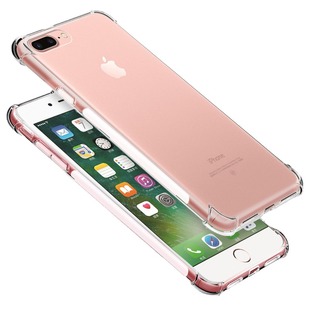 UFT适用苹果7plus手机壳iPhone8保护套6/6s/7/8/plus透明硅胶气囊防摔全包边超薄软壳男女款6P简约新款7p四角