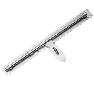 加大号加厚304不锈钢插销大门栓门扣防盗老式明装左右挂锁木门闩