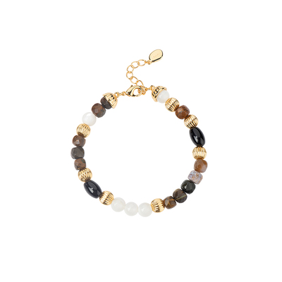 Neverfar Essential·秋冬系列 琉光玛瑙串珠手链女款新款时尚感