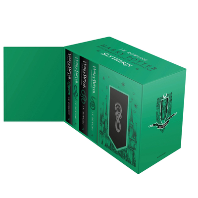 预售英文原版 哈利波特1-7册斯莱特林学院精装版盒装 Harry Potter Slytherin House Editions Hardback套装 JK罗琳 周边小说