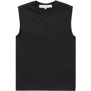 IT JW Anderson女装圆领无袖上衣新款基础简约纯色合身背心0216XM