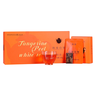 品品香福鼎白茶2020老白茶陈皮白茶寿眉自己喝茶叶独立小包装送礼