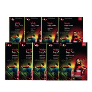 2024年新版英皇小提琴考级教材 含钢琴伴奏谱 附在线音频 全套初级至八级 ABRSM原版乐谱书 Violin Exam Pieces Grade Initial-8