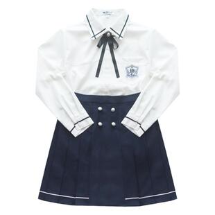 车厘子jk仁川艺高原创校供制服韩式学院风jk短长袖白衬衫褶裙套装