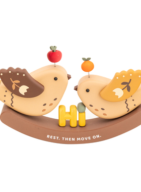 可爱吉祥鸟一对礼物乔迁婚房摆件