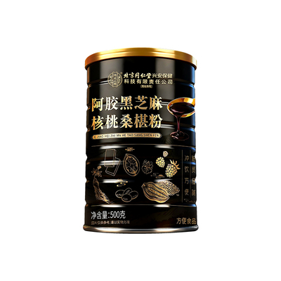 同仁堂人参阿胶黑芝麻糊固发补气
