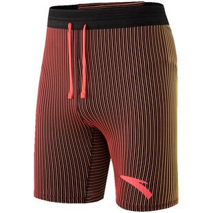 安踏跑步紧身短裤男士马拉松透气弹力压缩裤训练五分裤152535302R